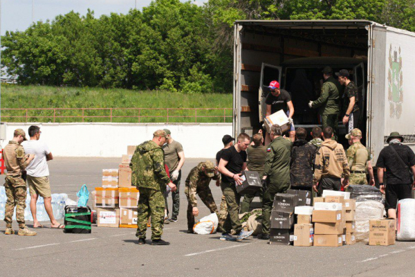 Фото: Доставка груза томичам-военнослужащим в зоне специальной военной операции, май 2023 г.